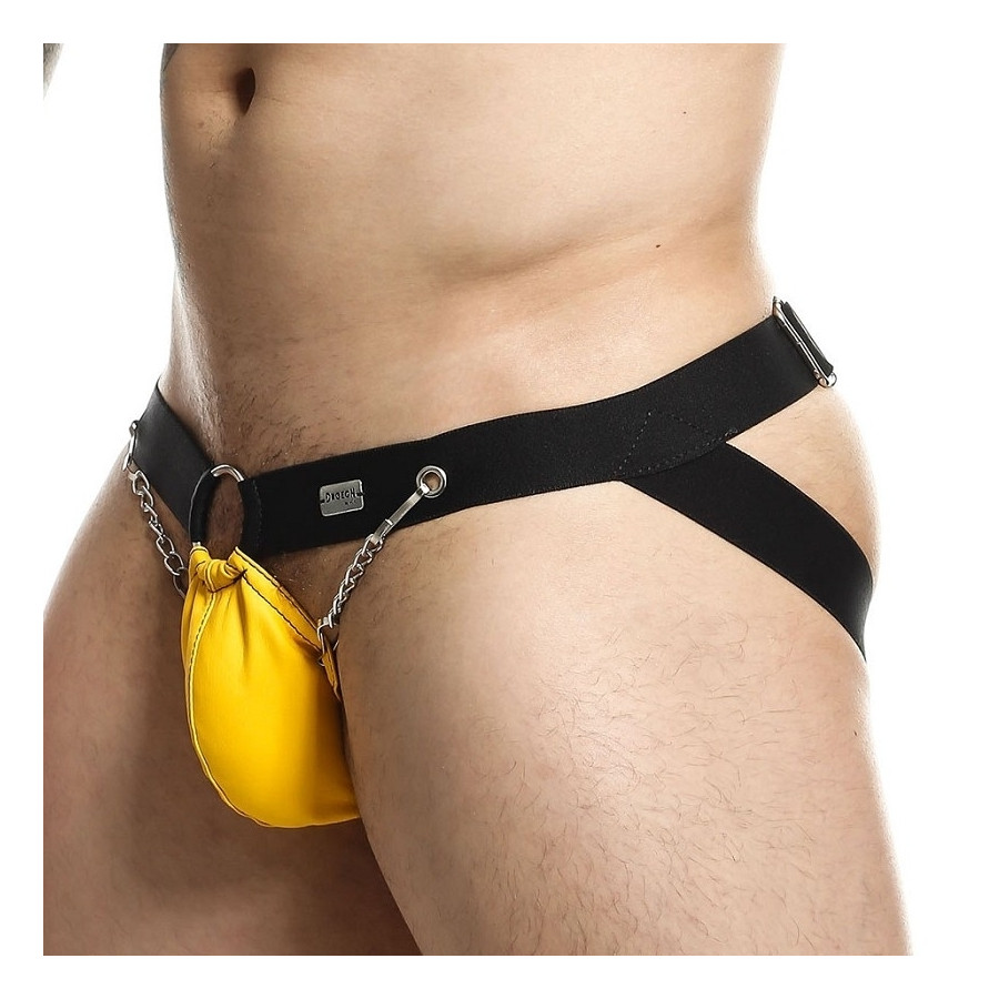 Jockstrap Ring & Chain Dngeon Jaune