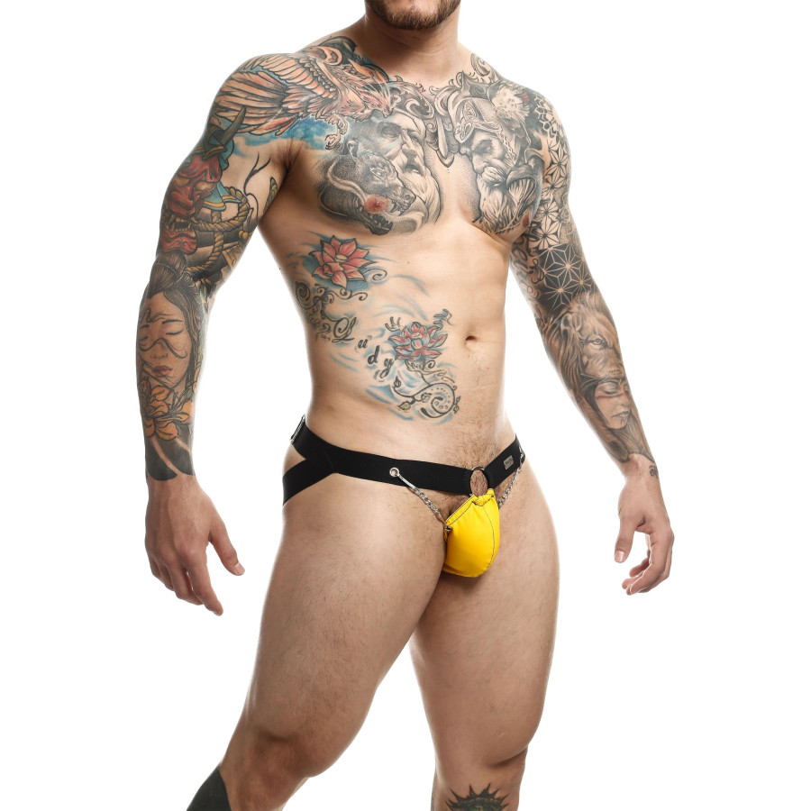 Jockstrap Ring & Chain Dngeon Jaune