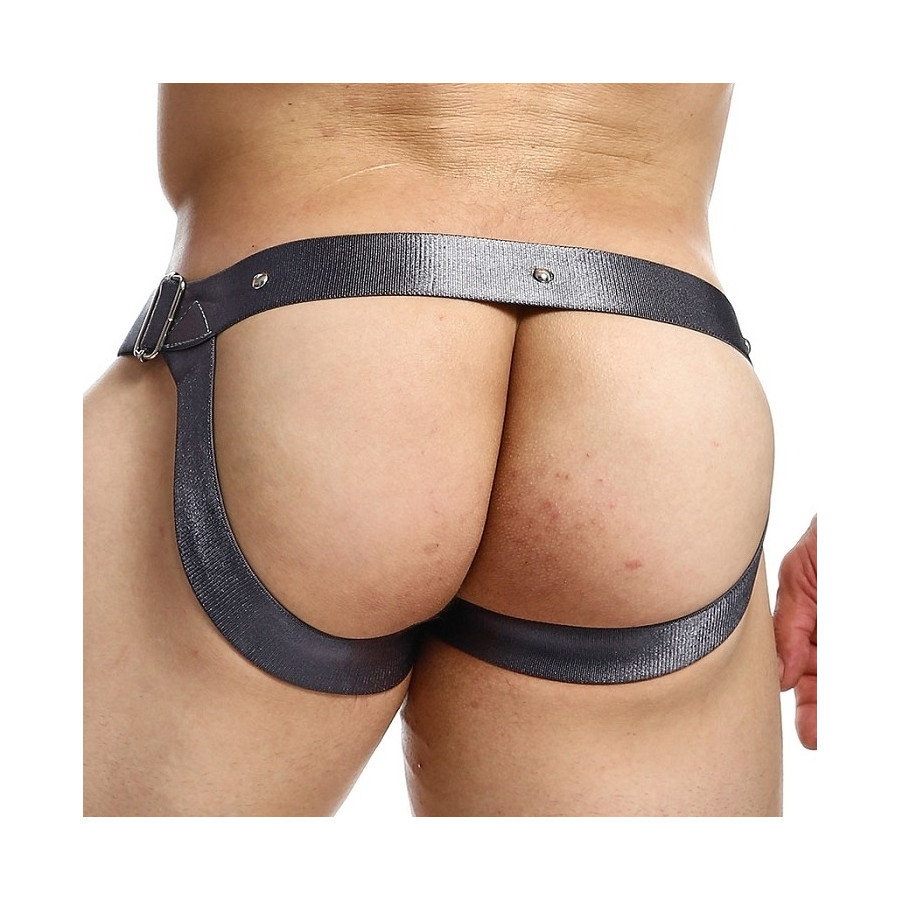 Jockstrap Snap Dngeon Camouflage Argenté