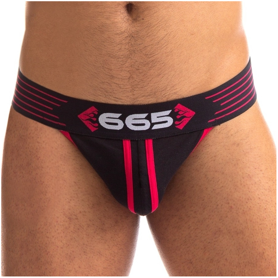 Jockstrap Rally 665 Noir-Rouge