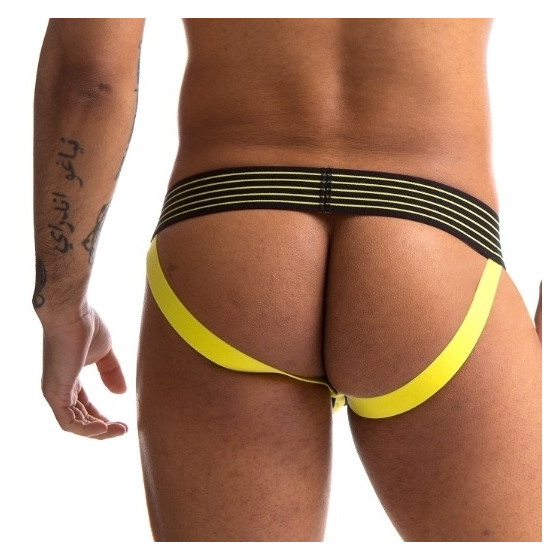 Jockstrap Rally 665 Noir-Jaune